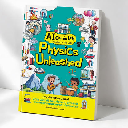 Kids' Science Comic Books – Fun Physics & Chemistry Learning Set (Ages 7+)