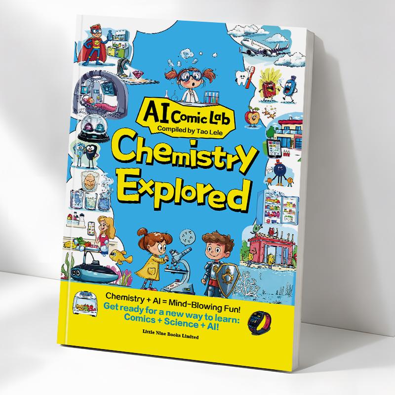 Kids' Science Comic Books – Fun Physics & Chemistry Learning Set (Ages 7+)